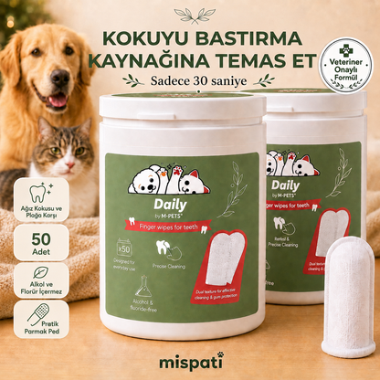 Kedi ve Köpek Diş Temizleme Parmak Pedi