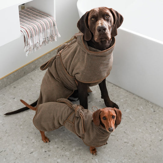 Bambu Kumaş Köpek Bornozu