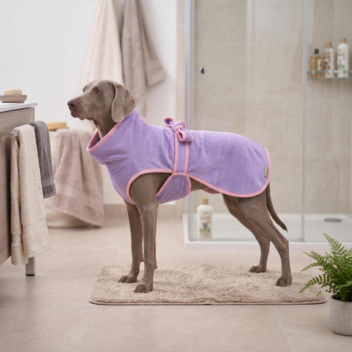 Bambu Kumaş Köpek Bornozu