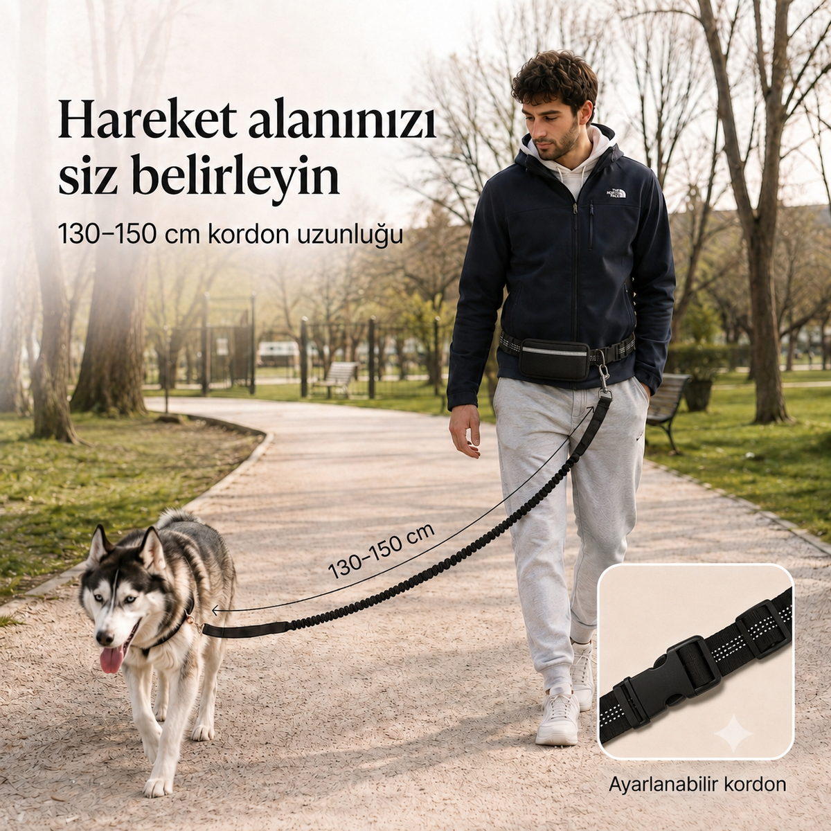 Freewalk - Eller Serbest Köpek Yürüyüş Seti