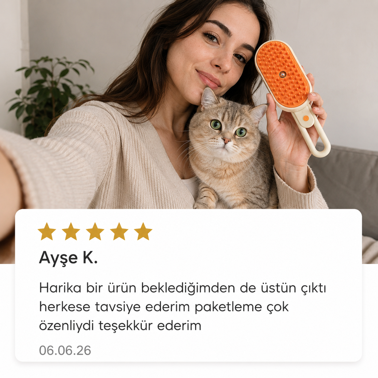 Mispati Buharlı Bakım Tarağı